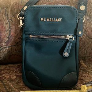 MZ Wallace Dark Green Crossbody Bag